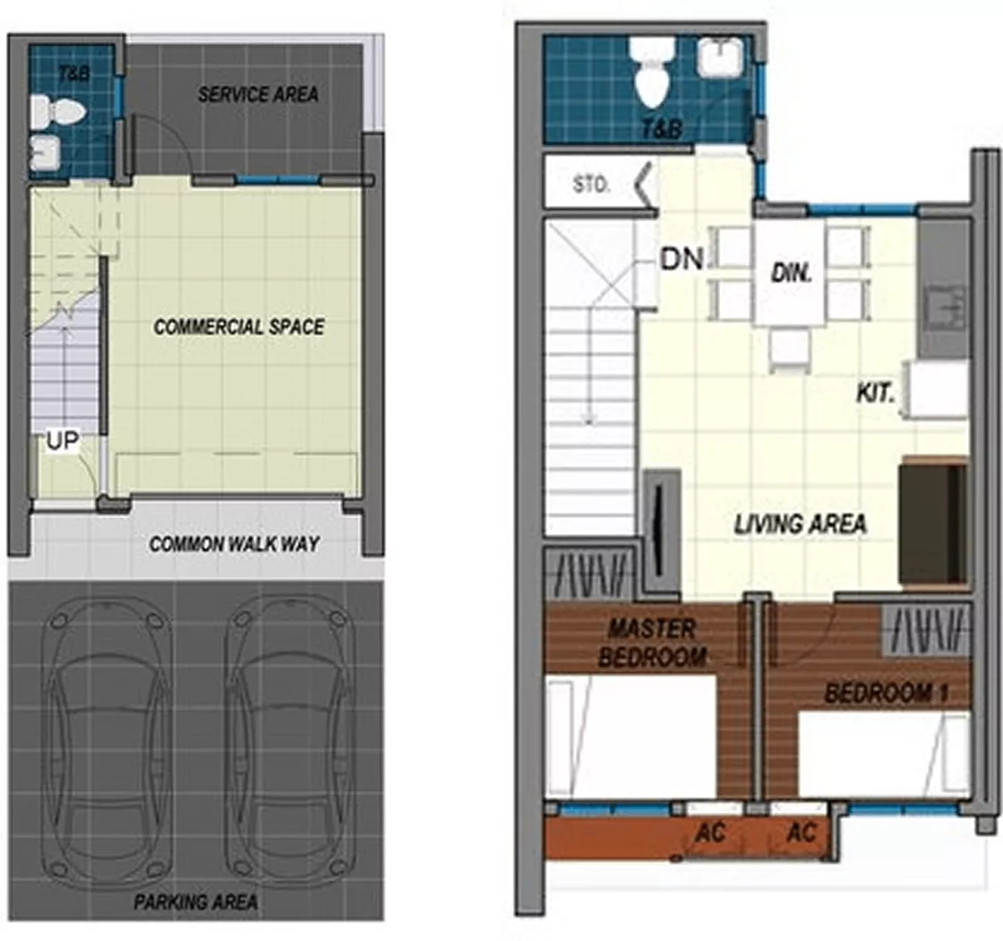Ground inner unit and Second Inner Unit